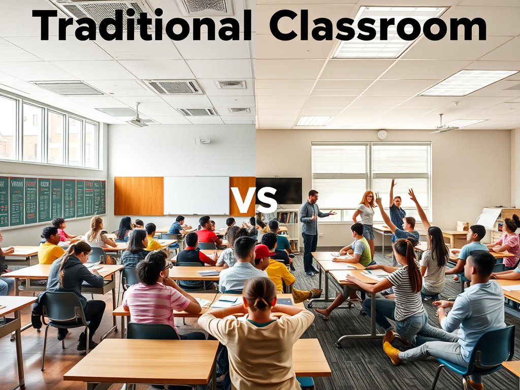 Traditional Classroom vs Dynamic&nbsp;Classroom